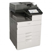 Lexmark MX910 MX912DXE Laser Multifunction Printer - Monochrome - Copier/Fax/Printer/Scanner - 65 ppm Mono Print - 1200 x 1200 dpi Print - Automatic Duplex Print - Upto 300000 Pages Monthly - 3650 sheets Input - Color Scanner - 600 dpi Optical Scan - Mono