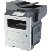 Lexmark MX611 MX611DE Laser Multifunction Printer - Monochrome - Copier/Fax/Printer/Scanner - 50 ppm Mono Print - 1200 x 1200 dpi Print - Automatic Duplex Print - Upto 150000 Pages Monthly - 650 sheets Input - Color Scanner - 1200 dpi Optical Scan - Monoc