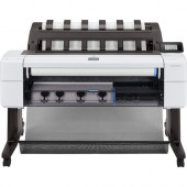 HP Designjet T1600dr PostScript Inkjet Large Format Printer - 36" Print Width - Color - Printer - 6 Color(s) - 19.3 Second Color Speed - 2400 x 1200 dpi - Ethernet - Roll Paper, Plain Paper, Cut Sheet, Bond Paper, Coated Paper, Heavyweight Coated Pap