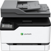 Lexmark MC3224adwe Wireless Laser Multifunction Printer - Color - Copier/Fax/Printer/Scanner - 24 ppm Mono/24 ppm Color Print - 600 dpi Print - Automatic Duplex Print - Color Scanner - Monochrome Fax - Wireless LAN - USB 40N9050