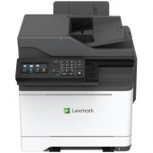 Lexmark CX622ade Laser Multifunction Printer - Color - Copier/Fax/Printer/Scanner - 40 ppm Mono/40 ppm Color Print - 2400 x 600 dpi Print - Automatic Duplex Print - Upto 100000 Pages Monthly - 251 sheets Input - Color Scanner - 1200 dpi Optical Scan - Col