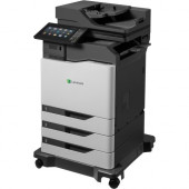 Lexmark CX825 CX825DE Laser Multifunction Printer - Color - Copier/Fax/Printer/Scanner - 55 ppm Mono/55 ppm Color Print - 2400 x 600 dpi Print - Automatic Duplex Print - Upto 250000 Pages Monthly - 650 sheets Input - Color Scanner - 1200 dpi Optical Scan 