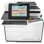 HP PageWide 586 586z Page Wide Array Multifunction Printer-Color-Copier/Fax/Scanner-50 ppm Mono/50 ppm Color Print-2400x1200 Print-Automatic Duplex Print-80000 Pages Monthly-550 sheets Input-Color Scanner-600 Optical Scan-Color Fax-Gigabit Ethernet - Copi