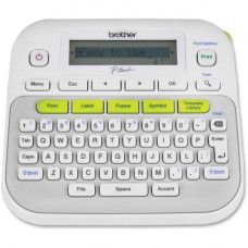 Brother P-Touch PT-D210 Label Maker - Thermal Transfer - Monochrome - Desktop - Labelmaker - 180 dpi - LCD Screen - Desktop Mirror Printing - Laminated Tape PTD210