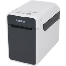 Brother TD-2130N Desktop Direct Thermal Printer - Monochrome - Label/Receipt Print - Ethernet - USB - Serial - Bluetooth - White, Gray - 2.21" Print Width - 6 in/s Mono - 300 x 300 dpi - 2.48" Label Width - TAA Compliance TD2130NB