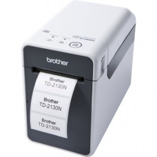 Brother TD-2130N Desktop Direct Thermal Printer - Monochrome - Receipt Print - Ethernet - USB - Serial - 2.20" Print Width - 6 in/s Mono - 300 x 300 dpi - Wireless LAN - 2.50" Label Width - 39.37" Label Length TD2130NWTLP