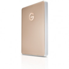 Western Digital G-Technology G-DRIVE mobile 2 TB Portable Hard Drive - External - Gold - USB Type C 0G10340-1