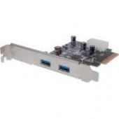 Manhattan SuperSpeed+ USB 3.1 PCI Express Card - PCI Express 2.0 x4 - External - 2 USB Port(s) - 2 USB 3.1 Port(s) - PC 151795