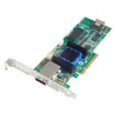 Adaptec RAID 6445 Single - 6Gb/s SAS - PCI Express 2.0 x8 - Plug-in Card - RAID Supported - 0, 1, 10, 1E, 5, 6, 50, 60, JBOD RAID Level - 8 Total SAS Port(s) - 4 SAS Port(s) Internal - 4 SAS Port(s) External - RoHS Compliance 2270200-R