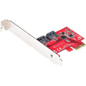 Startech.Com SATA PCIe Card, 2 Port PCIe SATA Expansion Card, 6Gbps SATA, PCI Express to SATA Adapter, Non-RAID, PCIe to SATA Converter - SATA III 6Gbps PCIe 2.0 x1 card - SATA expansion adapter card - 2-Port SATA to PCIe Card w/ASM1061 controller for 4Gb