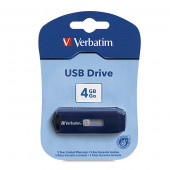 Verbatim 4GB USB Flash Drive - Blue - TAA Compliance 97087