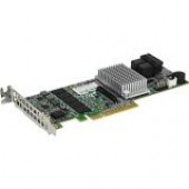 Supermicro Low Profile 12Gb/s Eight-Port SAS Internal RAID Adapter - 12Gb/s SAS - PCI Express - Plug-in Card - RAID Supported - 0, 1, 5, 6, 10, 50, 60 RAID Level - 8 Total SAS Port(s) - 8 SAS Port(s) Internal - PC - 2 GB AOC-S3108L-H8IR