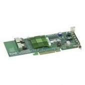 Supermicro LSI MegaRAID LSISAS1068E 8 Port SAS RAID Controller - 16MB SRAM - PCI Express - Up to 300MBps Per Port - RoHS-6 Compliance AOC-USASLP-L8I