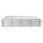 Promise VTrak E5300FD SAN Storage System - 12 x HDD Supported - 12 x HDD Installed - 120 TB Installed HDD Capacity - 2 x 12Gb/s SAS Controller - RAID Supported 0, 1, 5, 6, 10, 50, 60 - 12 x Total Bays - 12 x 3.5" Bay - Gigabit Ethernet - Network (RJ-