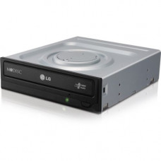 LG GH24NSC0B DVD-Writer - 10 x OEM Pack - Black - DVD-RAM/&#177;R/&#177;RW Support - 48x CD Read/48x CD Write/24x CD Rewrite - 16x DVD Read/24x DVD Write/8x DVD Rewrite - Double-layer Media Supported - SATA - 5.25" - 1/2H GH24NSC0B