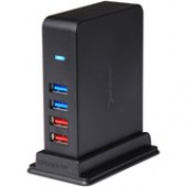 Micropac Technologies SABRENT 9 PORT USB 3.0 HUB + 2 CHARGING PORTS WITH 12V/4A POWER ADAPTER (HB-U930 HB-U930