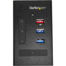 Startech.Com 4 Port USB Hub - Metal - UBS-A to 3x USB A and 1x USB C - USB 3.0 - Industrial USB Hub - Mountable USB Hub - USB Hub with Type C - USB 3.0 - Desktop - 4 USB Port(s) - 4 USB 3.0 Port(s) - Mac HB30A3A1CST