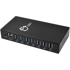 SIIG 7-Port Industrial USB 3.0 Hub with 15KV ESD Protection - USB - External - 7 USB Port(s) - 7 USB 3.0 Port(s) - RoHS, TAA Compliance ID-US0511-S1