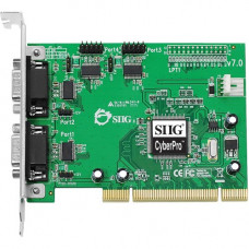 SIIG CyberSerial JJ-P45012-S7 4-port PCI Serial Adapter - 4 x 9-pin DB-9 RS-232 Serial PCI - RoHS Compliance JJ-P45012-S7