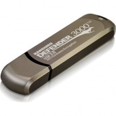 Kanguru Defender3000 FIPS 140-2 Certified Level 3, SuperSpeed USB 3.0 Secure Flash Drive, 128G - FIPS 140-2 Level 3 Certified, AES 256-Bit Hardware Encrypted, SuperSpeed USB 3.0, Remotely Manageable, TAA Compliant KDF3000-128G