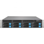 Sans Digital EliteNAS EN208L12DT SAN/NAS Storage System - Intel Quad-core (4 Core) - 8 x HDD Supported - 64 TB Supported HDD Capacity - 8 GB RAM DDR4 SDRAM - 12Gb/s SAS Controller - RAID Supported 0, 1, 3, 5, 6, 10, 50, 60, Hot Spare, JBOD - 8 x Total Bay