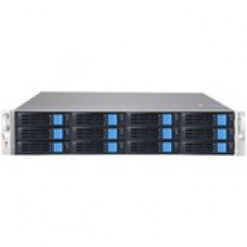 Sans Digital EliteNAS EN212L12-2U 12 Bay 12G SAS/6G SATA Hardware RAID 6 NAS+iSCSI Server - Intel Quad-core (4 Core) - 12 x HDD Supported - 96 TB Supported HDD Capacity - 8 GB RAM - 12Gb/s SAS Controller - RAID Supported 0, 1, 3, 5, 6, 10, 50, 60, Hot Spa