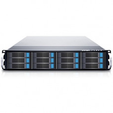 Sans Digital EliteSTOR ES212X12 - 2U 12 Bay 12G SAS/SATA to SAS JBOD with 12G SAS Expander Rackmount - 12 x HDD Supported - 48 TB Supported HDD Capacity - 12 x SSD Supported - 12Gb/s SAS, Serial ATA/600 Controller - RAID Supported JBOD - 12 x Total Bays -