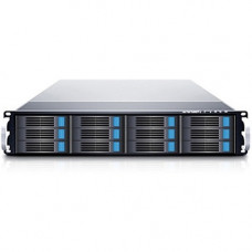 Sans Digital EliteSTOR ES212X12HP - 2U 12 Bay 12G SAS/SATA to 12G Expander with 12G PCIe 3.0 RAID 6 Controller - 12 x HDD Supported - 48 TB Supported HDD Capacity - 12 x SSD Supported - 12Gb/s SAS, Serial ATA/600 Controller - RAID Supported 0, 1, 3, 5, 6,