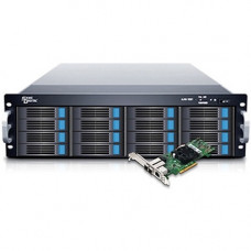 Sans Digital EliteSTOR ES316X12HP - 3U 16 Bay 12G SAS/SATA to 12G Expander with 12G PCIe 3.0 RAID 6 Controller - 16 x HDD Supported - 64 TB Supported HDD Capacity - 16 x SSD Supported - 12Gb/s SAS, Serial ATA/600 Controller - RAID Supported 0, 1, 3, 5, 6,