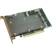 HPE Microchip SmartRAID SR932i-p SAS Controller - 24Gb/s SAS - PCI Express - Plug-in Card - RAID Supported - 0, 1, 5, 6, 10, 50, 60, 1 ADM, 10 ADM RAID Level - 32 (SlimSAS SFF-9402 connectors supporting U.2 and U.3) - 32 Total SAS Port(s) - 32 SAS Port(s)