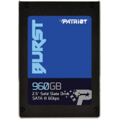 PATRIOT Memory Burst 960 GB Solid State Drive - SATA (SATA/600) - 2.5" Drive - 835 TB (TBW) - Internal - 32 MB Buffer - 560 MB/s Maximum Read Transfer Rate - 540 MB/s Maximum Write Transfer Rate PBU960GS25SSDR