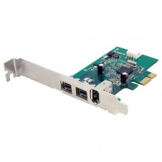 Startech.Com 3 Port 2b 1a 1394 PCI Express FireWire Card - Add 2 native FireWire 800 ports to your computer through a PCI Express expansion slot - PCI Express FireWire Card - PCI Express 1394a - PCIe FireWire Card - PCIe 1394 - 4 Port FireWire 800 / 400 C