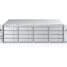 Promise Vess R3600tiS SAN/NAS Storage System - 16 x HDD Supported - 8 x HDD Installed - 32 TB Installed HDD Capacity - 16 x SSD Supported - 1 x 12Gb/s SAS Controller - RAID Supported 0, 1, 5, 6, 10, 50, 60 - 16 x Total Bays - 16 x 3.5" Bay - 10 Gigab