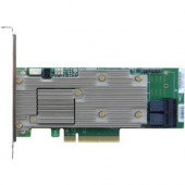 Intel Tri-Mode PCIe/SAS/SATA Full-Featured RAID Adapter, 8 Internal Ports - 12Gb/s SAS, Serial ATA/600 - PCI Express 3.0 x8 - Plug-in Card - RAID Supported - 0, 1, 10, 5, 50, 6, 60, JBOD RAID Level - 8 Total SAS Port(s) - 8 SAS Port(s) Internal - 0 SAS Po