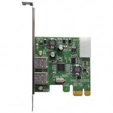 HighPoint RocketU 1022C USB 3.0 HBA - PCI Express 2.0 x1 - Plug-in Card - 2 USB Port(s) - 2 USB 3.0 Port(s) - Mac, PC, Linux RU1022C