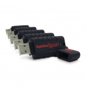 CENTON 64GB DataStick Sport USB 2.0 Flash Drive - 64 GB - USB 2.0 - Black - 5 Year Warranty S1-U2W1-64G-5B