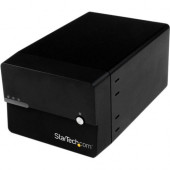 Startech.Com USB 3.0 eSATA Dual 3.5" SATA III Hard Drive External RAID Enclosure w/ UASP and Fan - Black - 2 x HDD Supported - Serial ATA/600 Controller - RAID Supported 0, 1, Concatenation, JBOD, JBOD, 0, 1 - 2 x Total Bays - 2 x 3.5" Bay - Des