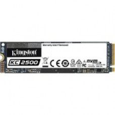 Kingston KC2500 1 TB Solid State Drive - M.2 2280 Internal - PCI Express NVMe (PCI Express NVMe 3.0 x4) - Desktop PC, Workstation Device Supported - 600 TB TBW - 3500 MB/s Maximum Read Transfer Rate - 256-bit Encryption Standard SKC2500M8/1000GBK