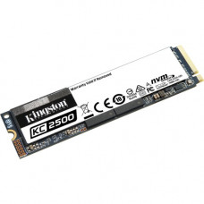 Kingston KC2500 500 GB Solid State Drive - M.2 2280 Internal - PCI Express NVMe (PCI Express NVMe 3.0 x4) - Desktop PC, Workstation Device Supported - 300 TB TBW - 3500 MB/s Maximum Read Transfer Rate - 256-bit Encryption Standard SKC2500M8/500GBK