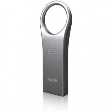 Silicon Power 32GB Firma F80 USB 2.0 Flash Drive - 32 GB - USB 2.0 - Silver, Gray SP032GBUF2F80V1S