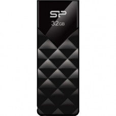 Silicon Power 32GB Ultima U03 USB 2.0 Flash Drive - 32 GB - USB 2.0 - Mystery Black - Lifetime Warranty SP032GBUF2U03V1K