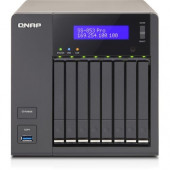 QNAP Turbo NAS SS-853 Pro NAS Server - Intel Celeron Quad-core (4 Core) 2 GHz - 8 x HDD Supported - 4 GB RAM DDR3L SDRAM - Serial ATA/600 Controller - RAID Supported 0, 1, JBOD - 8 x Total Bays - 8 x 2.5" Bay - Gigabit Ethernet - HDMI - 5 USB Port(s)