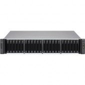 QNAP 24-bay 2.5" SAS/SATA-Enabled Unified Storage - Intel Xeon E3-1245 v2 Quad-core (4 Core) 3.40 GHz - 24 x HDD Supported - 8 GB RAM DDR3 SDRAM - 6Gb/s SAS, Serial ATA/600 Controller - RAID Supported - 24 x Total Bays - 24 x 2.5" Bay - 2 x Tota