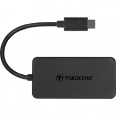 Transcend USB Type-C 4-Port Hub - USB Type C - 4 USB Port(s) - 4 USB 3.1 Port(s) - PC, Mac, Linux TS-HUB2C