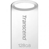 Transcend 128GB JetFlash 710 USB 3.1 Type A Flash Drive - 128 GB - USB 3.1 Type A - Silver TS128GJF710S