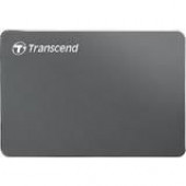 Transcend StoreJet 25C3 1 TB Hard Drive - SATA - 2.5" Drive - External - Portable - USB 3.0 - Iron Gray TS1TSJ25C3N