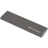 Transcend ESD250C 240 GB Solid State Drive - SATA - External - Portable - USB 3.1 Type C - Space Gray TS240GESD250C