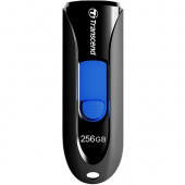 Transcend 256GB JetFlash 790 USB 3.1 Type A Flash Drive - 256 GB - USB 3.1 Type A - 90 MB/s Read Speed - 45 MB/s Write Speed - Black TS256GJF790K