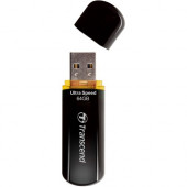 Transcend 64GB JetFlash 600 TS64GJF600 USB 2.0 Flash Drive - 64 GB - USB 2.0 - Black TS64GJF600