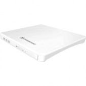 Transcend DVD-Writer - White - DVD-RAM/&#177;R/&#177;RW Support - 24x CD Read/24x CD Write/24x CD Rewrite - 8x DVD Read/8x DVD Write/8x DVD Rewrite - Double-layer Media Supported - USB 2.0 - Slimline TS8XDVDS-W